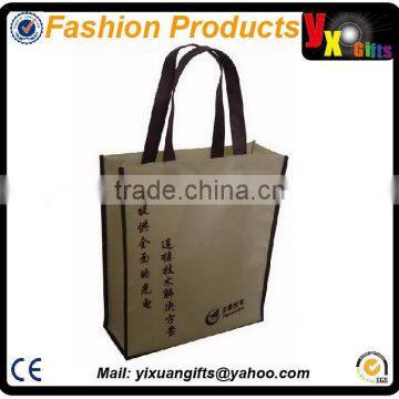 Promotion pp non woven shopping eco bag with print logo passed TUV