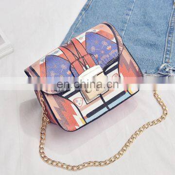 2017 New Summer Color Printing Package Graffiti Small Shoulder Bag