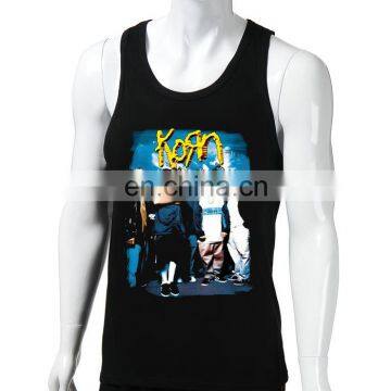 Korn Rock band sexy tank top black,tank top men logo