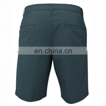 Plain style 6 pockets zipper men shorts summer cotton half black pants