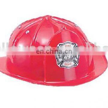 Hot sale plastic toy different colors fireman hat for carnival CH2066