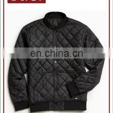 Fashion Men Quilted Casual Bomber Winter Jacket