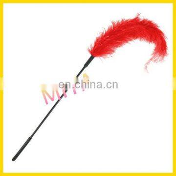 Red Black Purple White french feather tickler