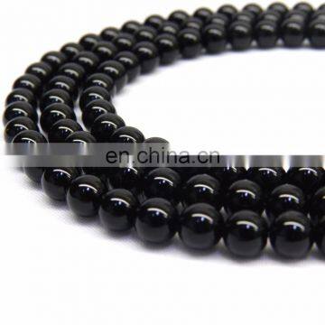 8mm black onyx agate round beads 16''L/strand Natural Stone Beads Gemstone Semi-Precious Stone&Gemstone wholesale gemstone beads