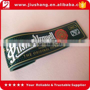branded soft pvc bar mats custom with factory supply