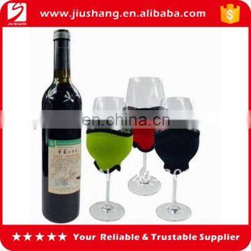 Cheap custom neoprene wine goblet cooler with stitching for sale