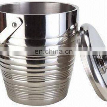 Custom Large Insulated Stainless Steel Ice Bucket With Lid photo-3