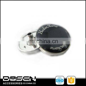 Fashion Accessories Button Custom Printing Logo Clear Enamel Decoration Button China Supplier High Quality Brand Style Button