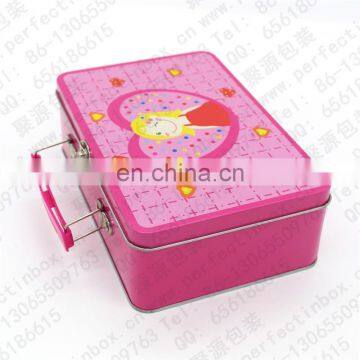 2015 Fancy Black Wholesale Plain Tin Lunch Box/custom Printed Tin Lunch Box photo-6