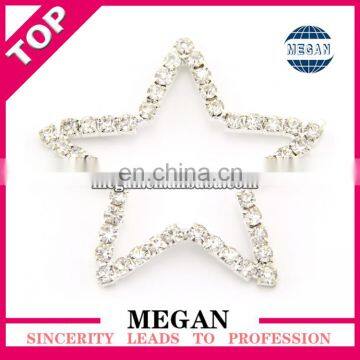 Pentagram colored rhinestone buckles for invitation and shoe
