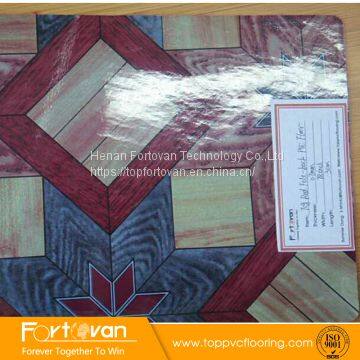 Factory Linoleum Weight 70g 100g 130g Red Felt Back Pvc Flooring on Sale photo-4