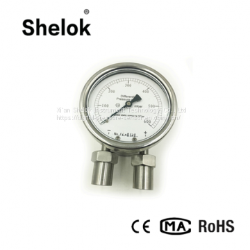 Best selling cheap  60mm differential pressure gauge for factory use