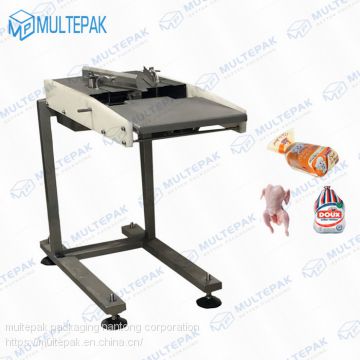 Multepak The Newest High Speed Manual Whole Chicken Bird Bag Blow Open Package Machine for Poultry Bread and Bird