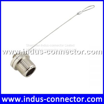 M12 male dust cap with customized wire length