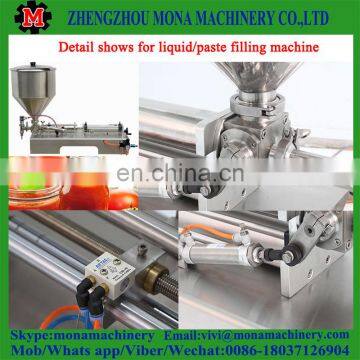 Manual Cosmetic Cream Paste Pneumatic Bottle Filling Machine for Sale photo-5