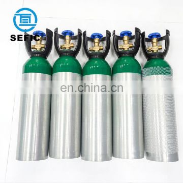 Medical Oxygen Gas Cylinder For 5L, 10L, 20L Aluminum Gas Tank