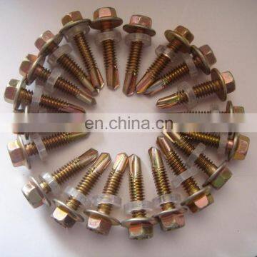 China Manufactures Stainless Steel Hex Flange Head Self Drilling Roofing Screw
