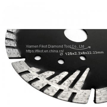 Tiger Segmented Turbo Sandstone Granite Cutting Blade Disc Black photo-2