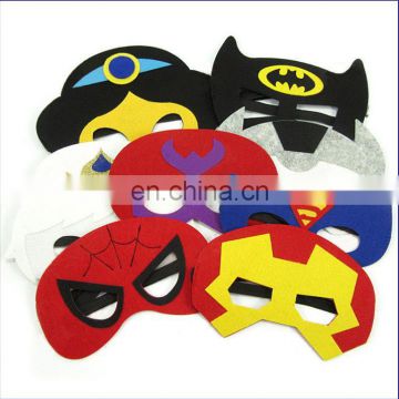 customized superhero felt mask for Halloween