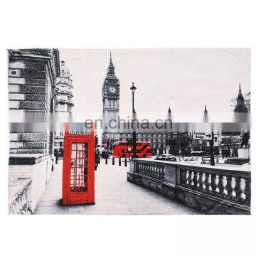 Custom Soft 3D Digital Print Screen Print Blanket Flannel Fleece Thick Throw Blanket With Good Color Permeability photo-2