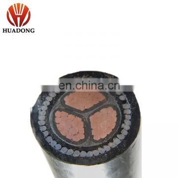 UG Power cable Cu ALconductor XLPE insulation 11kv 33kv 240mm2 500mm2 630mm2 single core underground cable