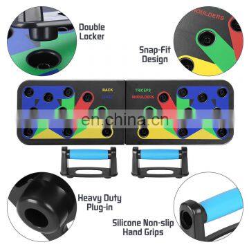 Fashion ABS/TPR Push-ups on the Ground Gym Bracket Board Home Training Exercise Portable Bar Push Ups Table photo-4