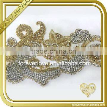 Custom Wholesale Sequin Applique for Belt FHA-072