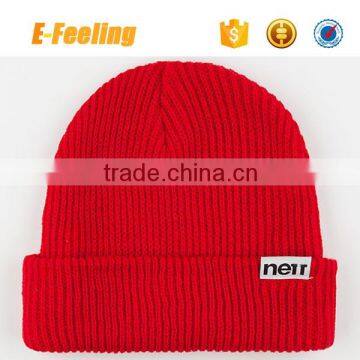 Wholesale Beanie Hat With Woven Label photo-6