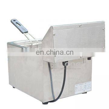 CE Approved New Type Commercial Electric Deep Fryer Stainless Steel Single Tank Potato Chips Fryer Machine Free Shipping photo-3