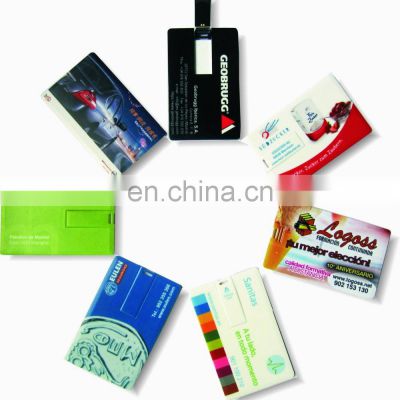 Factory Price Low Price Plastic Gift Card Printing Usb Flash Drive 32gb 64gb 128gb