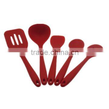 Hottest food grade silicone spatula set,kitchen tool silicon scraper