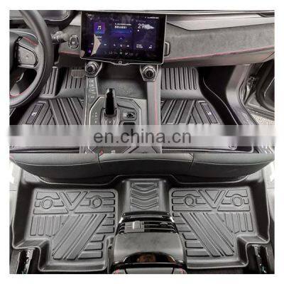 Non Slip Easy Cleaning 3D TPE Car Floor Mats For Lexus NX