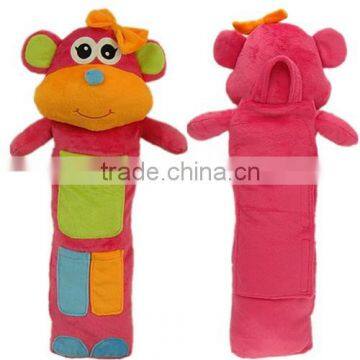 Cute monkey shaped removable car seat belt