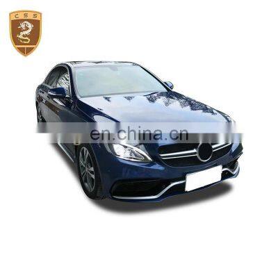 2015-2016 Car Part Carbon Ducktail Spoiler Fiberglass Auto Body Kit For Mercede Bens C Class W205 Amg Style