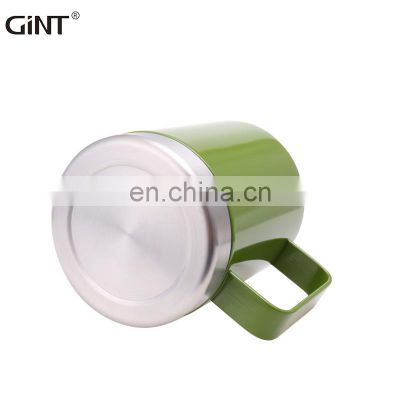 GiNT 12OZ 350ML Custom Color Logo Portable Handled 304Stainless Steel Insulated Coffee Mug