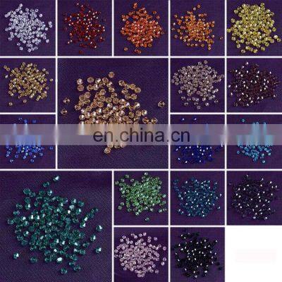 Genuine K9 Crystal Bicone Beads Glass Beads With Different Colors for Premium Quality Jewelry Making Suppliers photo-5