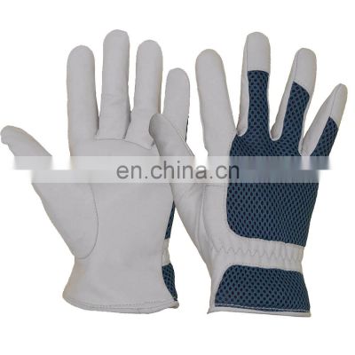 HANDLANDY custom goatskin leather work leather safety hand gardening gloves for women