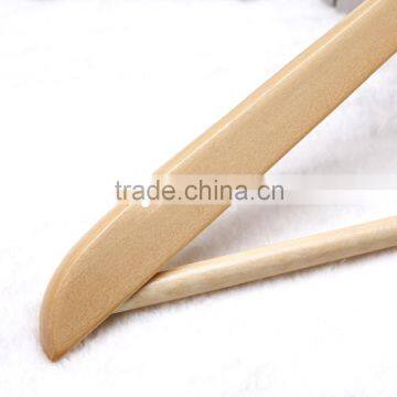 Good Quality Cloth Garment Top Shirt Wooden Clothes Hanger photo-5