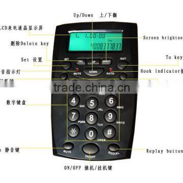 Est Selling Call Center Communication Dial Pad Headset Telephone & Headphone Telephones With Rj11 Plug photo-2