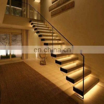 Indoor stair treads and risers Modern indoor Staircase Design