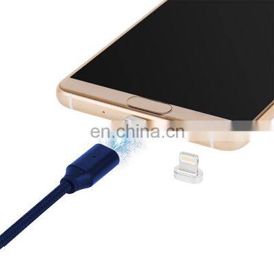 Custom Multi 3 In 1 Nylon Braided Cable Mobile Phone Fast Charger Type C To Type C Magnetic Data Cable photo-4