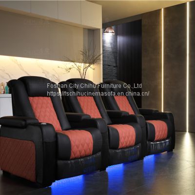 CHIHU theater furniture low MOQ Electric Recliner Home Theater 3 Seater Furniture Chairs