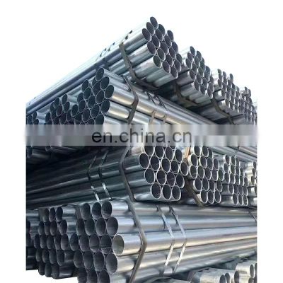 hot q235 carbon round galvanized steel round pipe / tube man