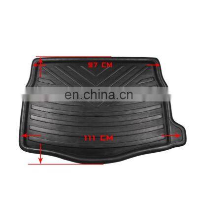 Car Rear Trunk Cargo Black Floor Carpet Mat Tray For Peugeot 2008 2013-2017