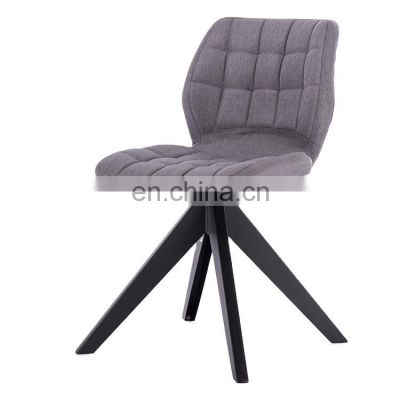 Modern High-quality Durable Soft Dining Chair without Armrest