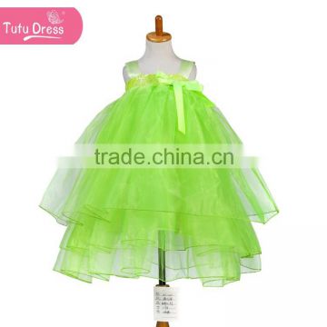 New arrival emerald green evening dress for girls