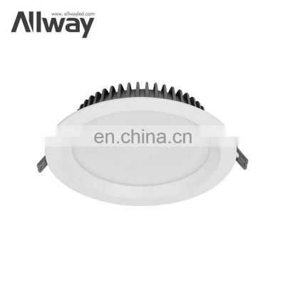 ALLWAY New Design Latest Model Antiglare Downlight Frame Recessed Hotel Down Lamp Fixture Lighting