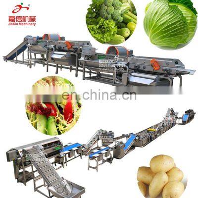 High efficiency mushroom washing cutting processing machine