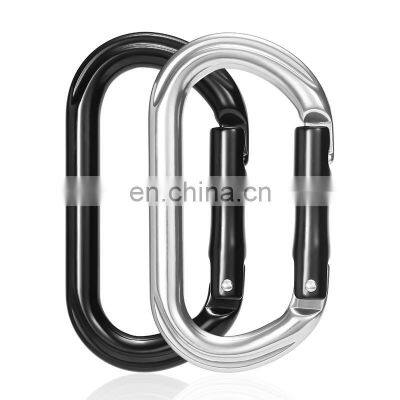 JRSGS CE Certification 25kn Climbing Buckle Climbing Safety Snap Hook 7075 Aluminum Carabiner Clip S7108