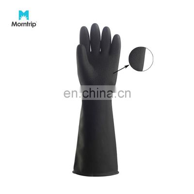 Reusable Heavy Duty Long Sleeves Chemical Oil Acid Water Resistant Industrial Garden Kitchen Fishing Latex Gloves